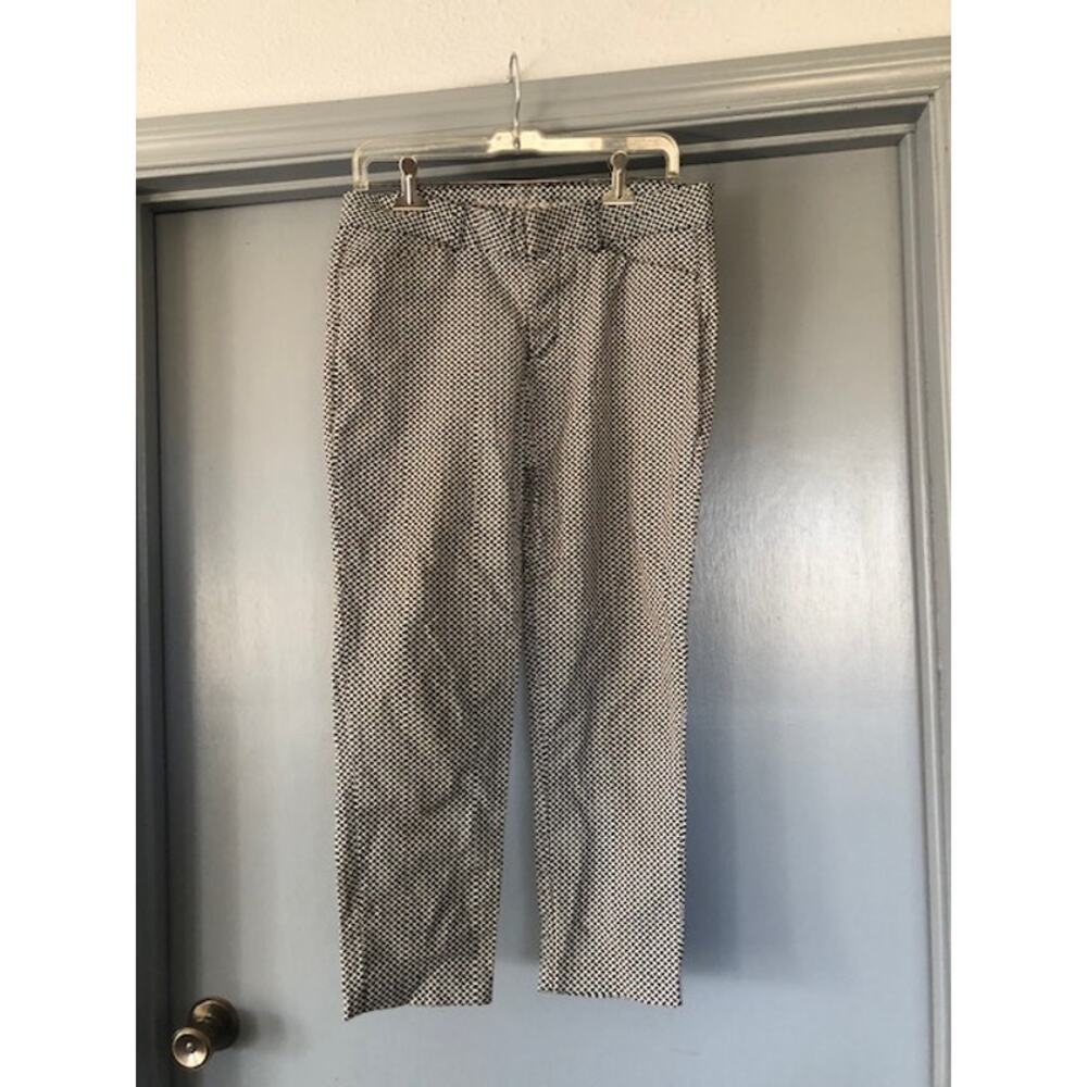 Slim City Khakis by Gap Black White Womens Pants Size 6R